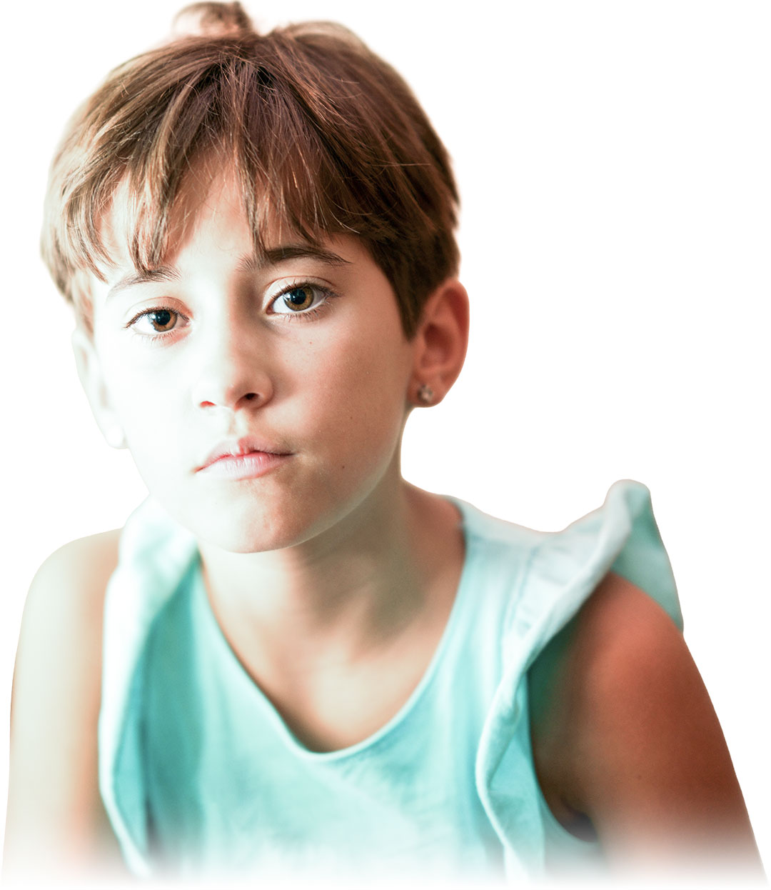 Garçon portant une camisole