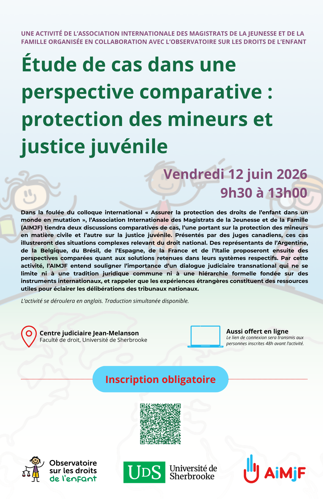 Activité étude de cas dans une perspective comparative : protection des mineurs et justice juvénile