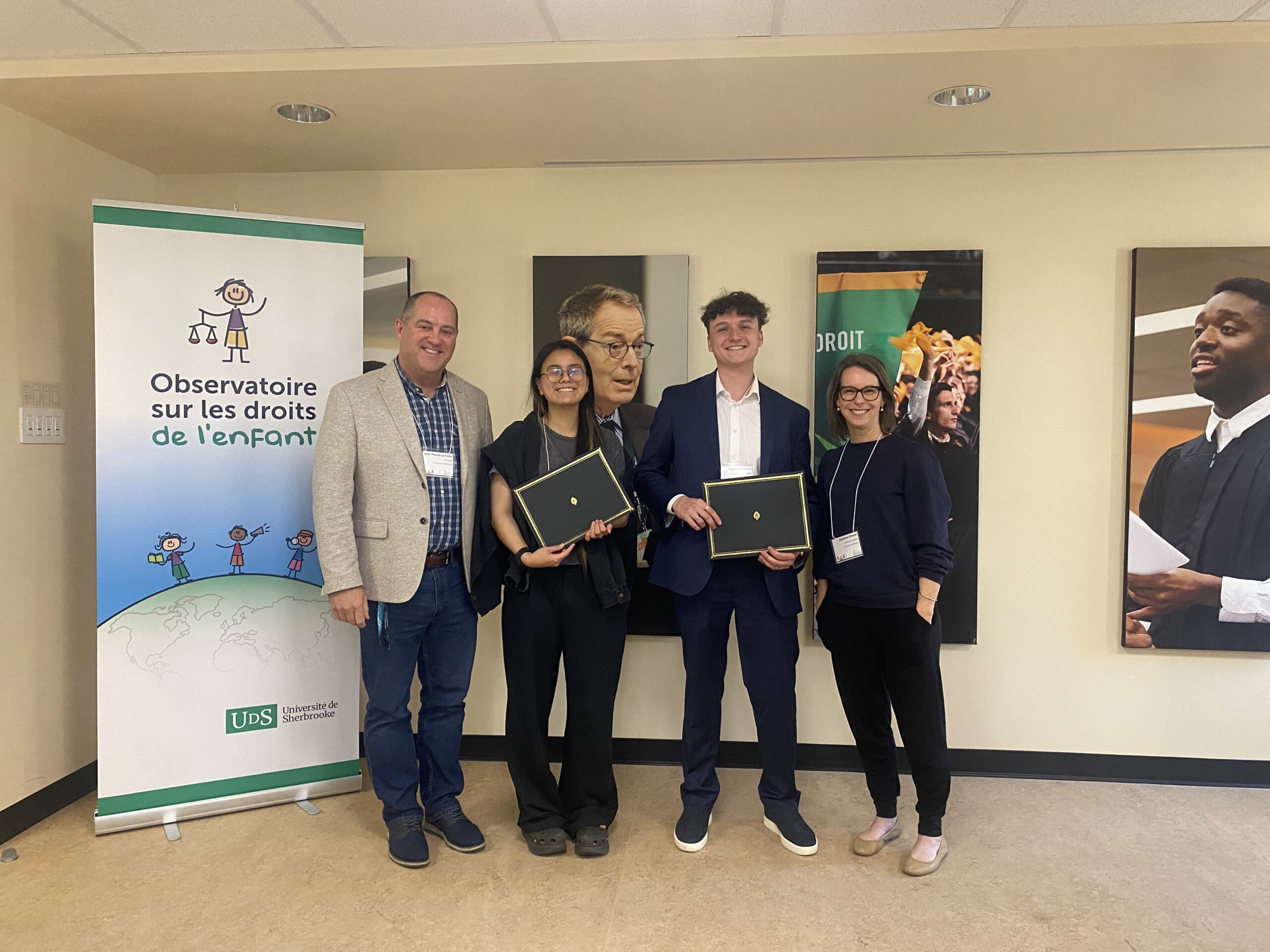 Jean-Pascal Lemelin, Lyzanne Thibeault, Vincent Patoine et Johanne Clouet